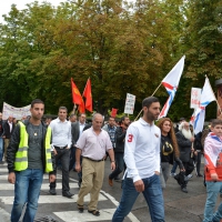 Demonstration in Stuttgart