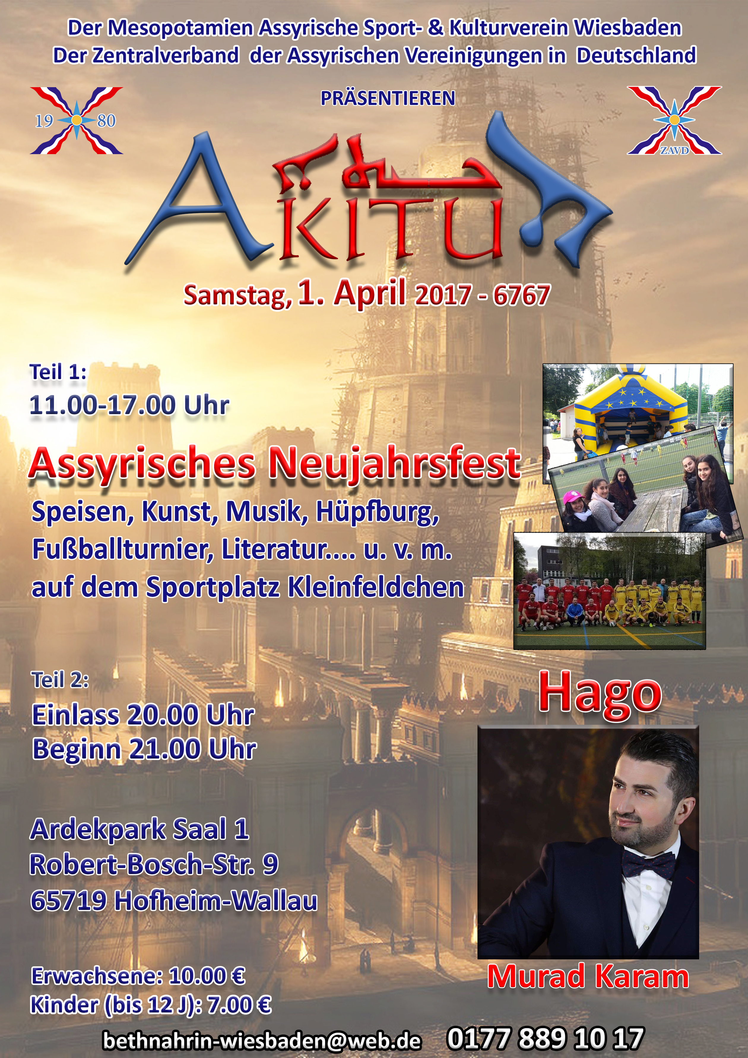 Zentrales Akitu-Fest in Wiesbaden